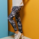 【West Building 3F San-ai Resort】 Amphibious ◎ Print leggings