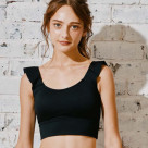 【西館3階San-ai Resort】ヨガやピラティス、水着にも◎フリルブラトップ