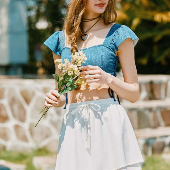 【西館3階San-ai Resort】楊柳ショートパンツ☆LINE¥1,000クーポン配信中