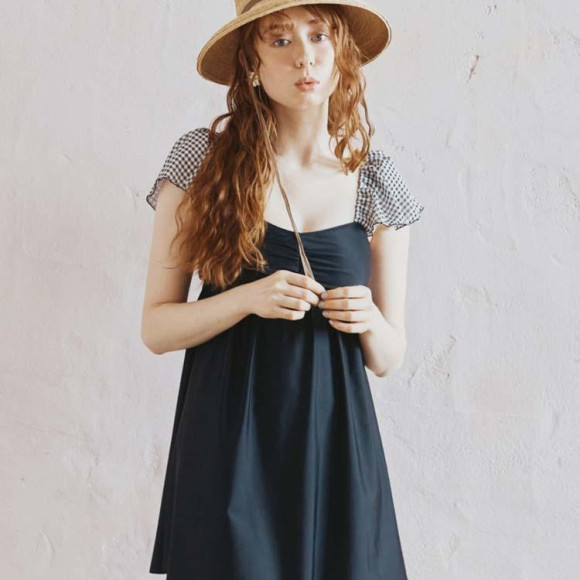 【西館3階San-ai Resort】フリルワンピース☆LINE¥1,000クーポン配信中