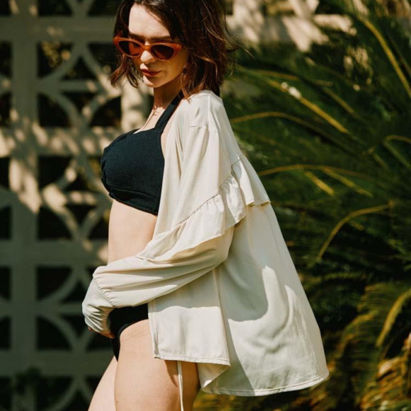 [ทิศตะวันตกอาคาร 3F San-ai Resort ] ยิ่งใหญ่ความสะดวก! เสื้อฮาโอะริ ◎ จีบขอบที่ที่แนะนำถึงเซาว์น่าด้วย♡♡