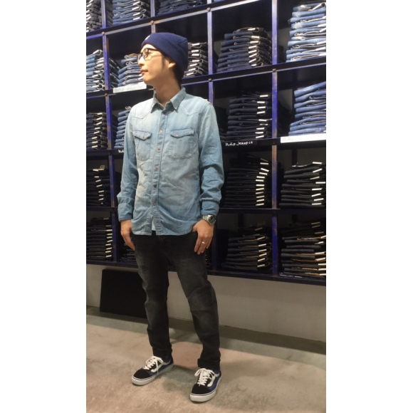 新作コーディネート ヌーディージーンズ ショップニュース 名古屋parco パルコ