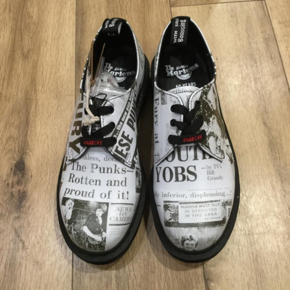 激レア 美品 ビンテージ GRDT REBORN ロック ドクロ Sサイズ Dr.Martens レザーシューズ 60周年限定モデル │ 名古屋PARCO