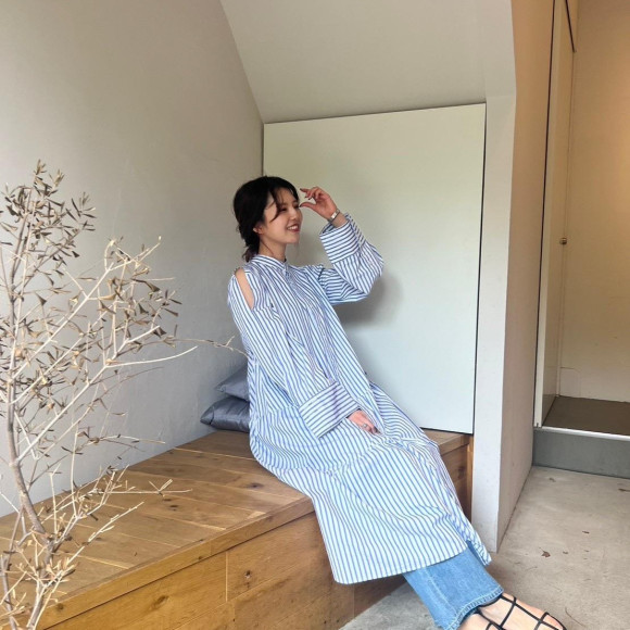 スタッフ推しシャツワンピ♡