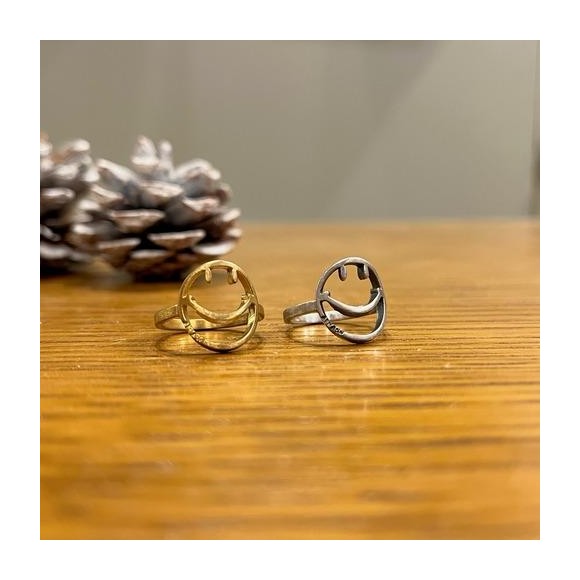 Atease　SMILE OPEN WORK RING SV