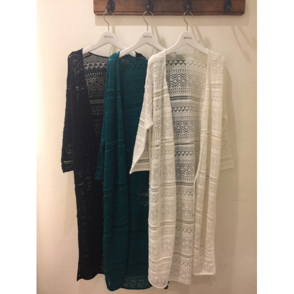 ミラオーウェン milaowen レースガウン milaowen レース ガウン 総レースが可愛いロングシャツワンピース