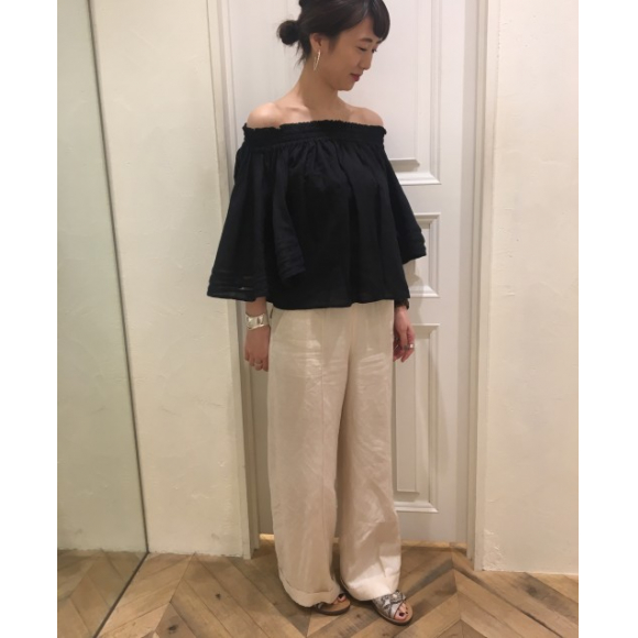 付け襟つき4WAYオフショルブラウス【ウォッシャブル】(シャツ