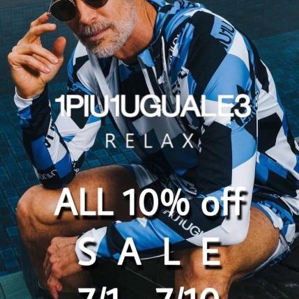 【1PIU1UGUALE3 名古屋パルコ店　セールのお知らせ】