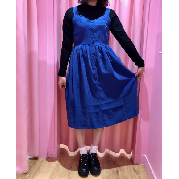 再入荷 前ボタンワンピース プニュズ ショップニュース 名古屋parco パルコ