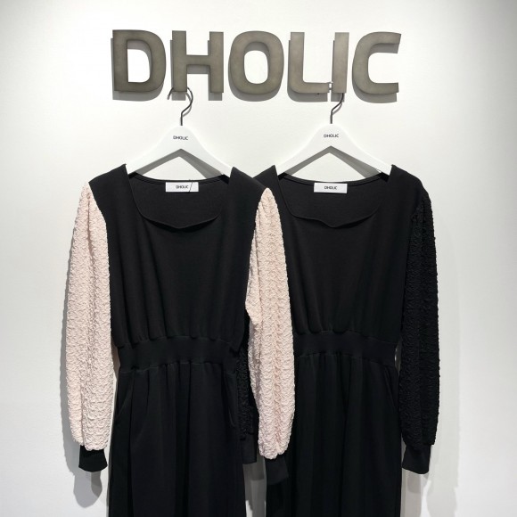 テクスチャースリーブワンピース ディーホリック ショップニュース 名古屋parco パルコ