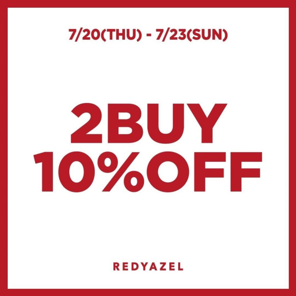 期間限定！『2BUY 10%OFF 』