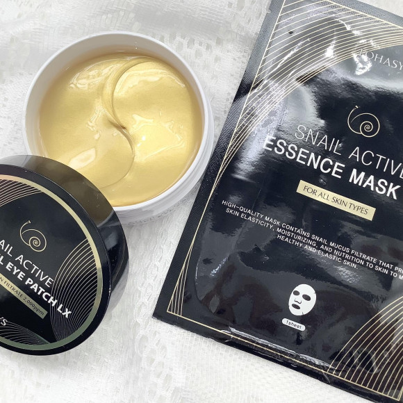 カタツムリのアイパッチ&シートマスク♡