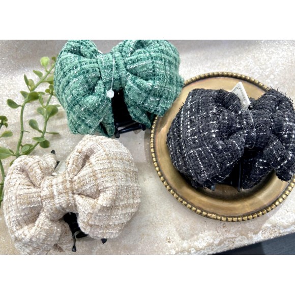 [New work] Tweed fabric buns