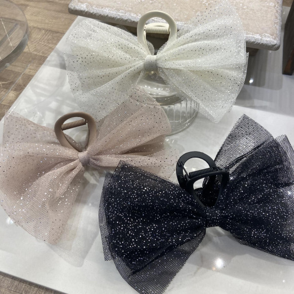 [New work] Organdy ribbon buns