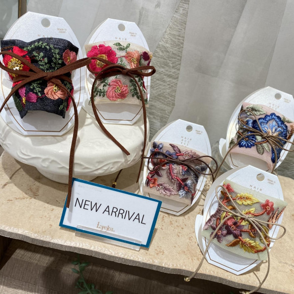 【新作】刺繍アクセサリー