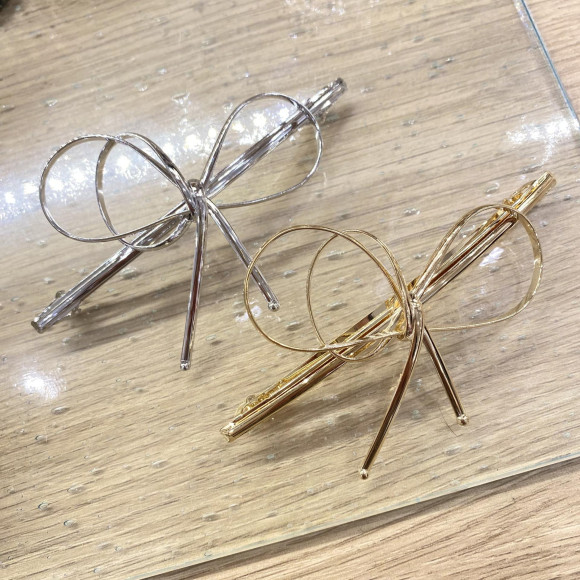 【再入荷】リボンバレッタ