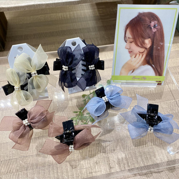 【新作】オーガンジーミニリボンバンス