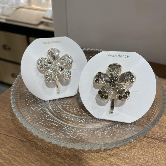 【신작】클리어 플라워 훅 포니