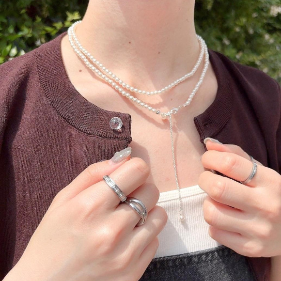 【신작】롱펄 멀티 WAY 목걸이