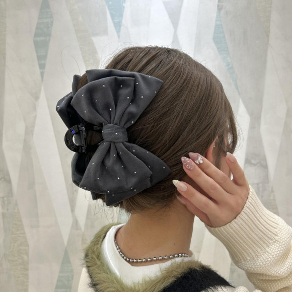 【New color arrival!】 Velour ribbon bance