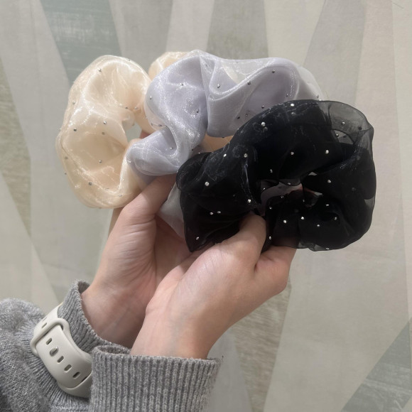 【新作】チュールスタッズシュシュ