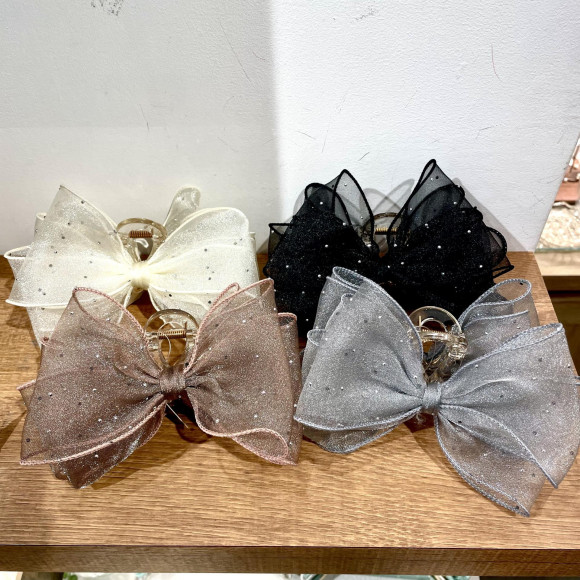 【新作】スタッズ付きリボンバンス