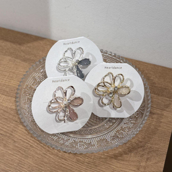 【おすすめ】お花デザインフックポニー