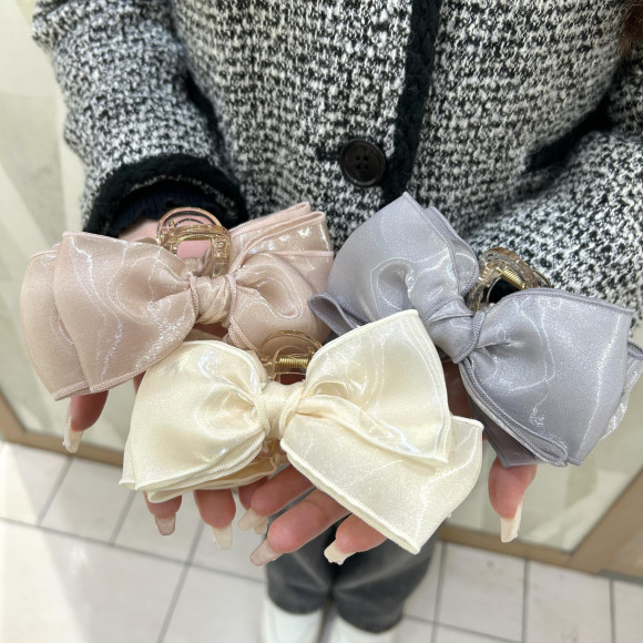 【おすすめ】リボンバンスクリップ