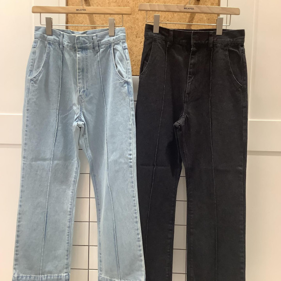 【신작】데님 팬츠【셋업으로서도! 】