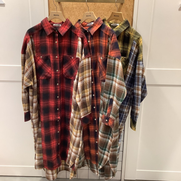 [Long] Shirt One Piece / New! Check