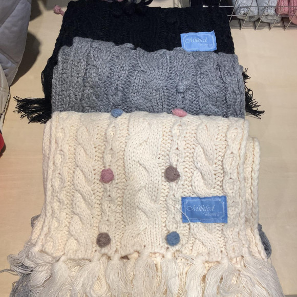 【新作】マフラー2種【3カラー】