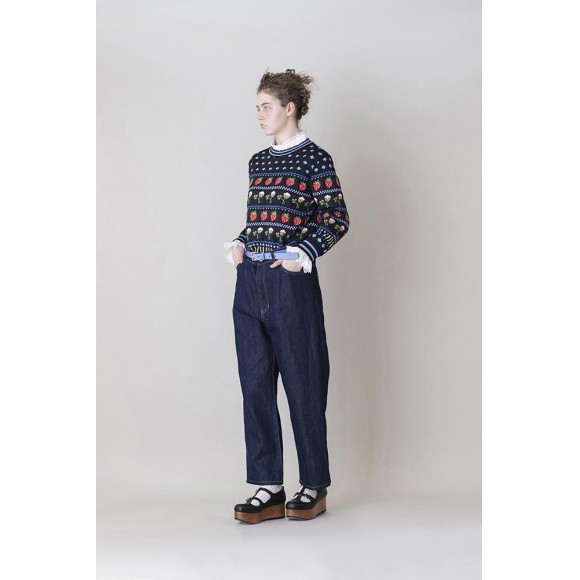 ジェーンマープル Fortune garden ジャカードカーディガン