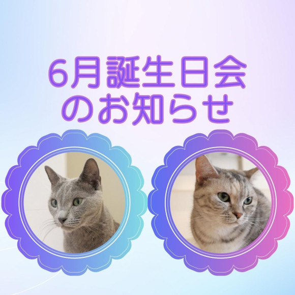 6月誕生日会のお知らせ