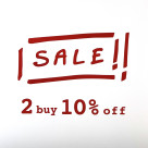 SALEアイテム2BUY10%OFF