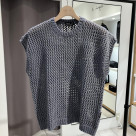 【新作】メッシュ編みニットベスト