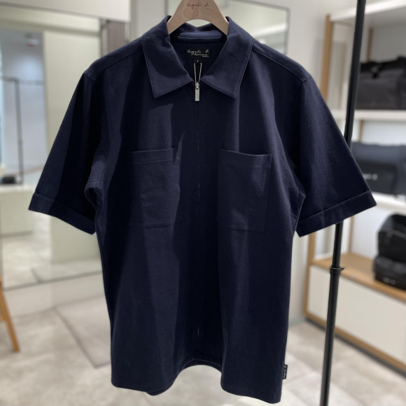 【新作】半袖ZIPシャツ