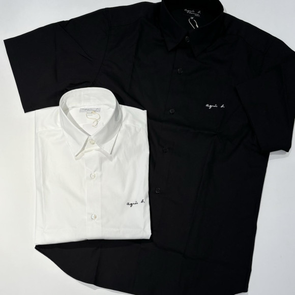 【新作】胸元ロゴ半袖シャツ