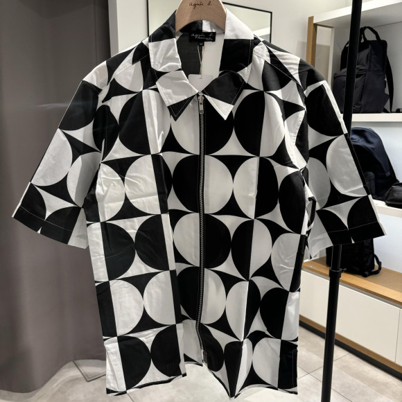 【SALE】グラフィックZIPシャツ