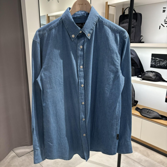 【SALE】ボタンダウンデニムシャツ