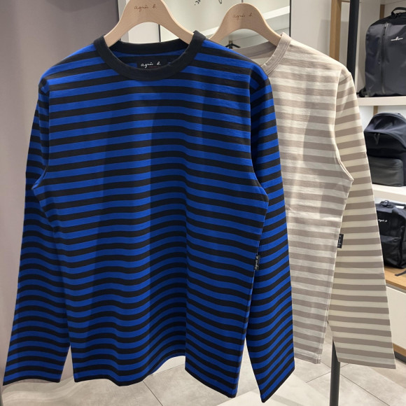 【新作】細ピッチボーダーT