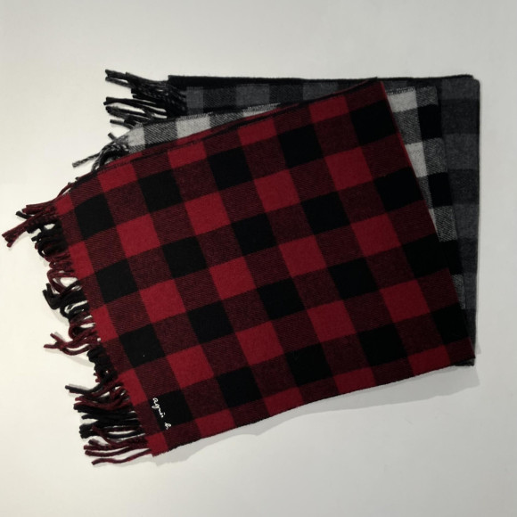 【新作】ブロックチェックマフラー