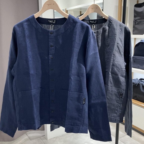 【新作】リネンカーディガンプレッション