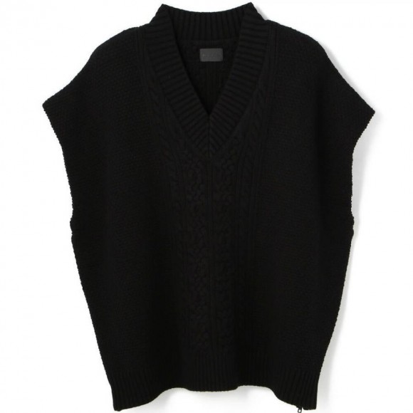 DankeSchon/ダンケシェーン/ZIPUP KNIT VEST/ジップアップニットベスト