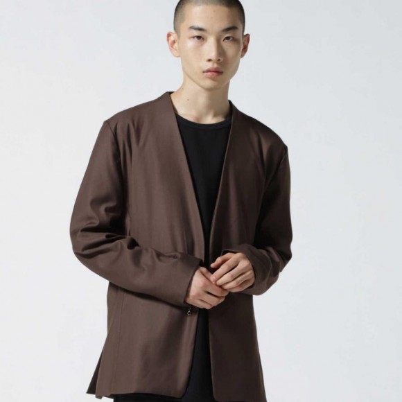 danke schön ノーカラージャケット DankeSchon/ダンケシェーン/TR No Collar Jacket/ノーカラー