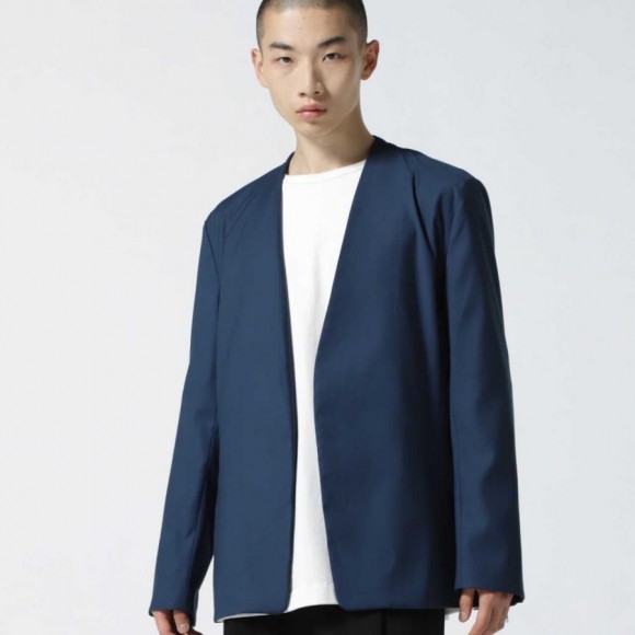 danke schön ノーカラージャケット DankeSchon/ダンケシェーン/TR No Collar Jacket/ノーカラー