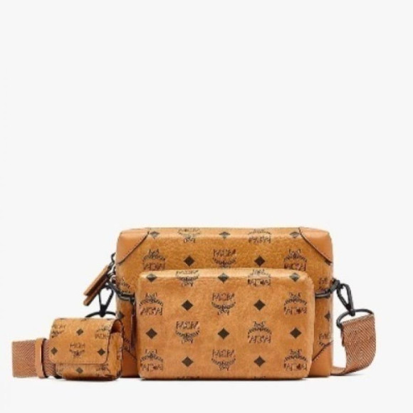MCM/エムシーエム/Soft Berlin Visetos Crosbody Bag S