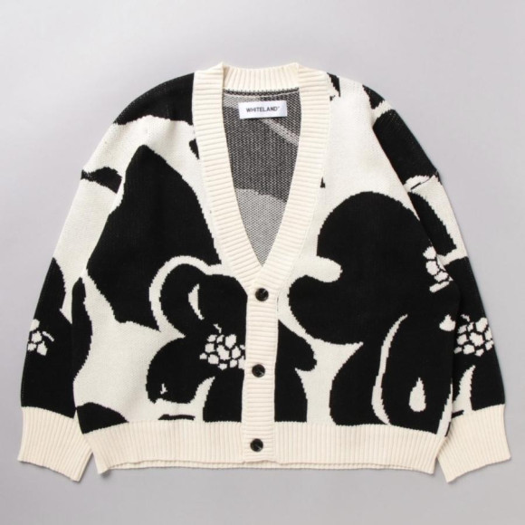 WHITELAND/ホワイトランド/FLOWER CARDIGAN