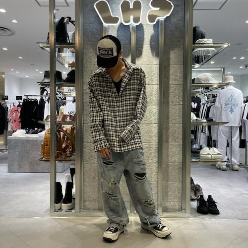 WHITE LANDシャツ
