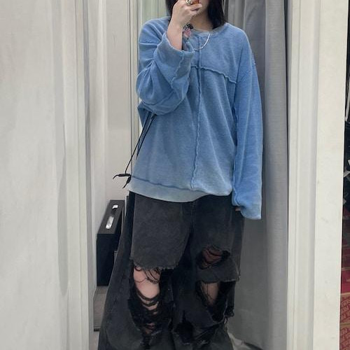 太めなワイドシルエットが圧倒的...