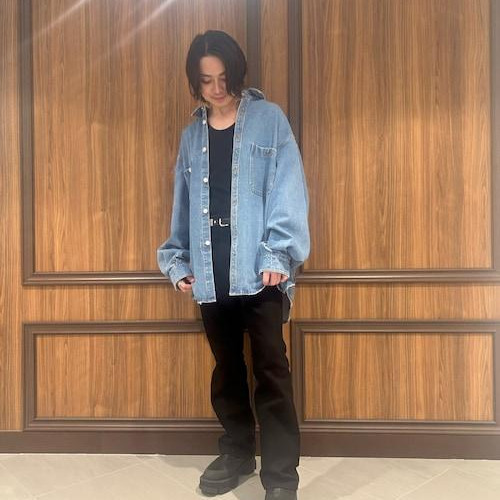 whitelandデニムシャツ...